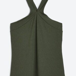 Nine Britton 🫒 Enzo Sleeveless Halter Knit Top 🫒 Size L 🫒